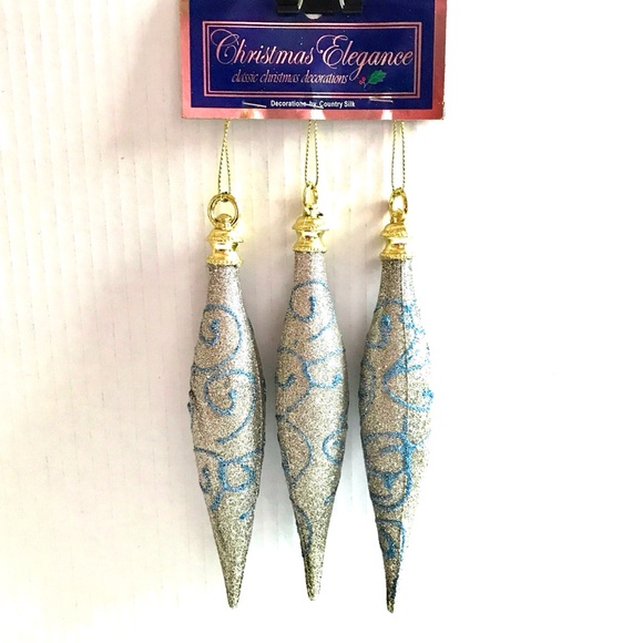2 Christmas Icicle Tree Ornaments Christmas Decoration - NWT Gift 🎁 - Picture 2 of 5